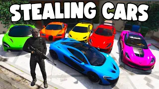 GTA 5 RP - STEALING EXPENSIVE SUPER CARS | RedlineRP