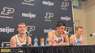 Post Northwestern — Purdue's Zach Edey, Braden Smith and Fletcher Loyer