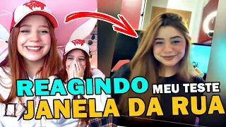 REAGINDO AO MEU VÍDEO TESTE PARA O JANELA DA RUA