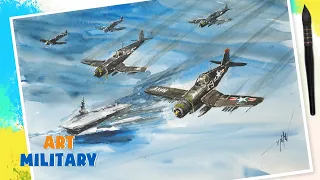 Military Art 32# | Vought F4U Corsair - WWII | Satisfying