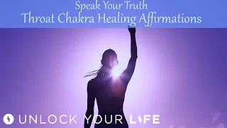 Speak Your Truth, Speak with Confidence |Throat Chakra Healing Affirmations