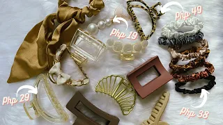 AFFORDABLE HAIR ACCESSORIES | SHOPEE 8.8 HAUL | Hair Clips, Scrunchies | Philippines