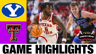 #20 BYU vs Texas Tech Highlights | NCAA Men's Basketball | 2024 College Basketball