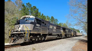 NS 238 rolls through Rowesville with SD70ACC 1820 leading