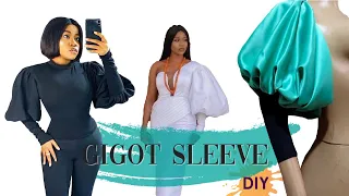 GIGOT SLEEVE EASY DIY | RUFFLE BALLOON SLEEVE TUTORIAL