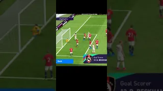 DAVID BECKHAM corner Kick convert into a Direct GOAL.....#PES