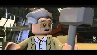 Lego Stan Lee lifts Thor's Hammer - Lego Avengers