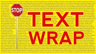 How to Text Wrap in Adobe Illustrator CC