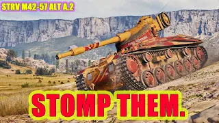 Strv m/42-57 Alt A.2  - EPIC ACE TANKER vs TIER VIII -