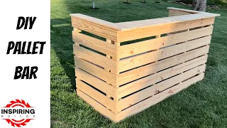 How to Build a DIY Pallet Bar