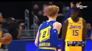 Nico Mannion Full Game Highlights | March 15 | Lakers vs Warriors