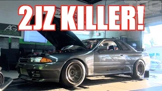 2JZ Killer hits the Dyno and weight scale! - TRC R32 GTR Build Episode 3