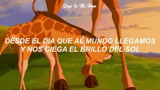 Ciclo sin fin - El rey león (Letra)