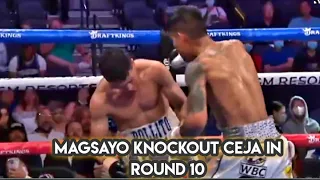 MARK MAGSAYO VS JULIO CEJA - ROUND 10 TKO