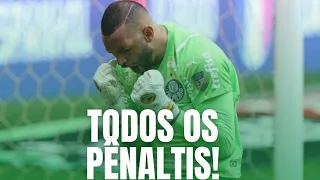 TODOS OS PÊNALTIS DEFENDIDOS PELO WEVERTON NO PALMEIRAS!