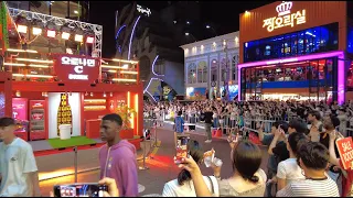 [Hongdae 4K] Wow~ Today’s Hongdae atmosphere is crazy!! This is the fun of playing in Hongdae Seoul!