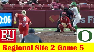 Boston University vs Oregon Softball Highlights, 2024 NCAA Regional Site 2 Game 5