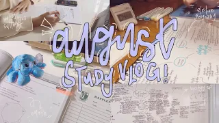 🎀 o level diaries | august study vlog — lots of emath, stressful prelims week