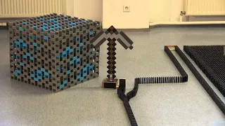 Domino Chain - Minecraft in 55,555 Dominoes - TPT 2013