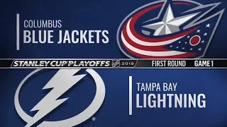 Columbus Blue Jackets vs Tampa Bay Lightning | Apr 10, 2019 | Game 1 Stanley Cup 2019 | Обзор матча