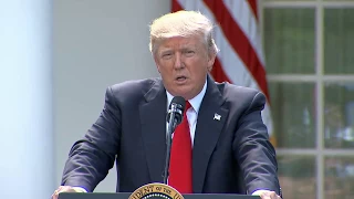 President Trump withdraws US from Paris climate change agreement (full remarks)