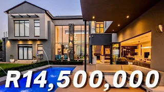 Touring R14,500,000 ULTRA MODERN ENTERTAINERS HOME in Copperleaf Golf Estate