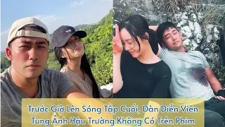 Gara Hạnh Phúc: Trước Giờ Lên Sóng Tập Cuối, Dàn Diễn Viên Tung Ảnh Hậu Trường Không Có Trên Phim