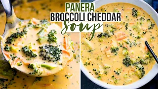 30 Minute Broccoli Cheddar Soup (Better than Panera!)