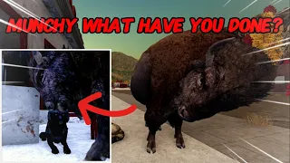 When Pray Eats Predator? Playing with Munchy the Bloodthirsty Bison! WolfQuest 3