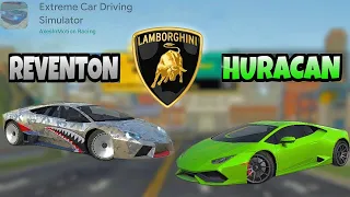 LAMBORGHINI REVENTON Vs HURACAN Extreme car driving simulator 🤯
