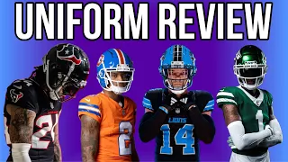 review of new NFL uniforms