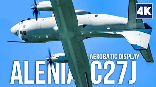 C27J Spartan: Stunning Aerobatics Showcase | Witness the Military Power