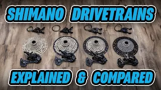 Shimano Drivetrain Comparison - XTR vs. XT vs. SLX vs. Deore