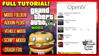 (2024 V. 3179) How to Install ALL Mods for GTA V Open IV! Full Tutorial ✅🙏