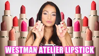 WESTMAN ATELIER LIP SUEDE MATTE LIPSTICK | LIP SWATCHES | INDOOR AND NATURAL DAYLIGHT APPLICATION