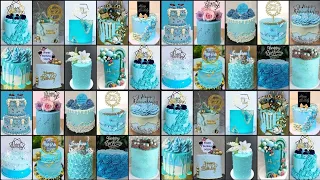 100+ sky blue cake 🎂 designs photos collection video /birthday cake, party cake /#viralvideo