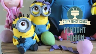 Minions: How to make a minion model using gum paste or fimo despicable me minions