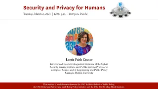 Security and Privacy for Humans