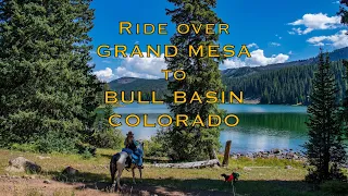 Ride to Bull Basin over Grand Mesa, Colorado