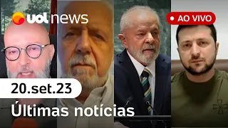 🔴 Lula na ONU: encontro com Biden e Zelensky; Cristófaro cassado, onda de calor e + últimas notícias