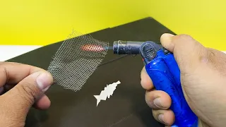 how to Repair broken plastics by welding plastic with a simple way only with a lighter