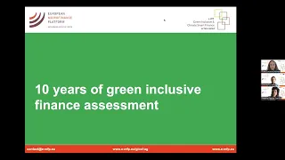 10 years of green inclusive finance assessment