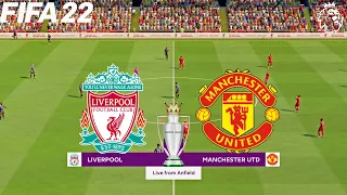 FIFA 22 | Liverpool vs Manchester United - 2021/22 Premier League Season - Full Match & Gameplay