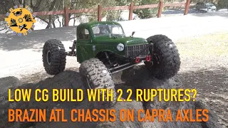 Low CG Belly Dragger Build with 2.2 Ruptures? Brazin All Time Low (ATL) Chassis on Capra Axles