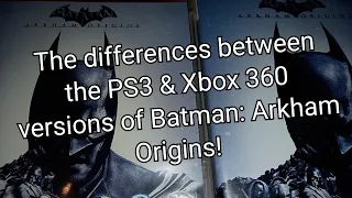 The visual differences between the PS3 & Xbox 360 versions of Batman: Arkham Origins!
