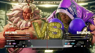 Akuma Vs Balrog (Ranked Match) Street Fighter V Champion Edition
