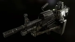 M249 - MACHINE GUN GAMEPLAY / Stay OUT