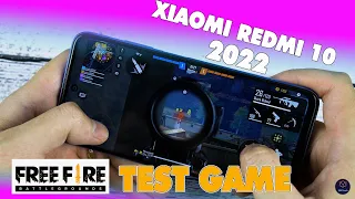 XIAOMI REDMI 10 2022 Test Game Free Fire Max!  Drain Battery And Temperatures!