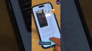 😯 Smoothness of iOS 16.4 #short #ios #techno