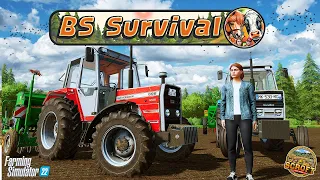 👨‍🌾 B&S CO-OP Survival 👨‍🌾 | EP 4 | We're Back! Brain Frog! | Farming Simulator 22